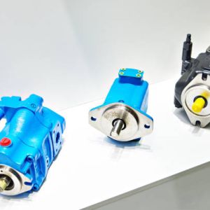 Axial piston adjustable hydraulic pumps on exhibition